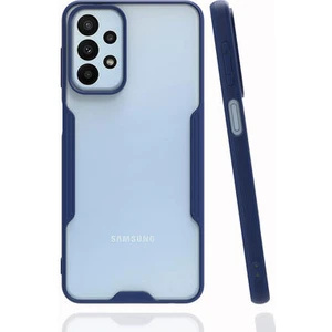 Techno Guru Samsung Galaxy A23 Kamera Korumalı ve Şık Tasarımlı Parfe Premium Silikon Kılıf