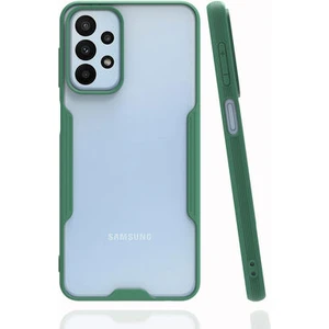 Techno Guru Samsung Galaxy A23 Kamera Korumalı ve Şık Tasarımlı Parfe Premium Silikon Kılıf