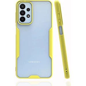 Techno Guru Samsung Galaxy A23 Kamera Korumalı ve Şık Tasarımlı Parfe Premium Silikon Kılıf