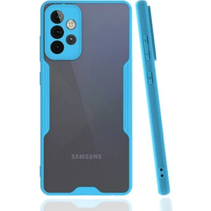 Techno Guru Samsung Galaxy A72 Kamera Korumalı ve Şık Tasarımlı Parfe Premium Silikon Kılıf