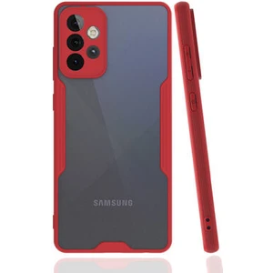 Techno Guru Samsung Galaxy A72 Kamera Korumalı ve Şık Tasarımlı Parfe Premium Silikon Kılıf