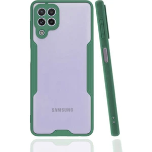 Techno Guru Samsung Galaxy M32 Kamera Korumalı ve Şık Tasarımlı Parfe Premium Silikon Kılıf