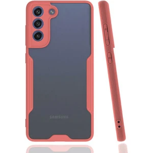 Techno Guru Samsung Galaxy S21 Fe Kamera Korumalı ve Şık Tasarımlı Parfe Premium Silikon Kılıf