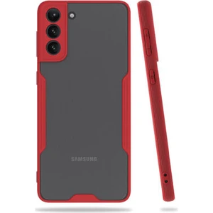 Techno Guru Samsung Galaxy S21 Plus Kamera Korumalı ve Şık Tasarımlı Parfe Premium Silikon Kılıf