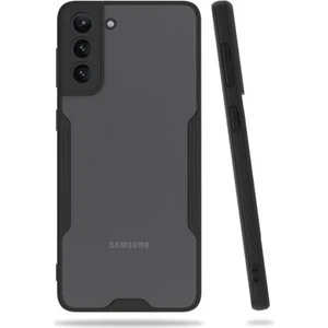 Techno Guru Samsung Galaxy S21 Plus Kamera Korumalı ve Şık Tasarımlı Parfe Premium Silikon Kılıf