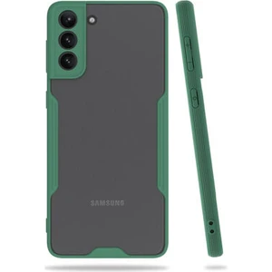 Techno Guru Samsung Galaxy S21 Plus Kamera Korumalı ve Şık Tasarımlı Parfe Premium Silikon Kılıf