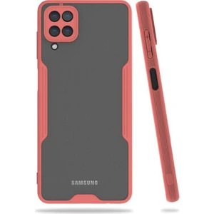 Techno Guru Samsung Galaxy M12 Kamera Korumalı ve Şık Tasarımlı Parfe Premium Silikon Kılıf