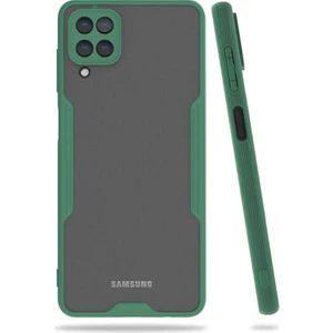 Techno Guru Samsung Galaxy M12 Kamera Korumalı ve Şık Tasarımlı Parfe Premium Silikon Kılıf