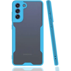 Techno Guru Samsung Galaxy S21 Fe Kamera Korumalı ve Şık Tasarımlı Parfe Premium Silikon Kılıf
