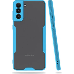 Techno Guru Samsung Galaxy S21 Plus Kamera Korumalı ve Şık Tasarımlı Parfe Premium Silikon Kılıf