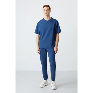 Air Jones Parlament Pamuklu Kalın Yumuşak Dokulu Oversize Fit Basic Erkek Eşofman Takım - 85261