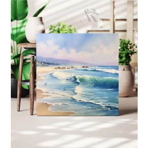 Ar Ajans Kanvas Tablo Plaj Sahil Dekoratif Kanvas Tablo