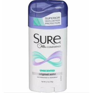 Original Solid Unscented, Anti-Perspirant Deodorant 2.70 Oz 76GR