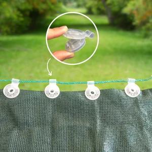 Beyaz Plastik Kuş Gözü (Gölgeleme Ağı ve Branda Klipsi) 20 Adet