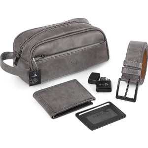 Polo Air Erkek El Çantası Cüzdan Kemer Kartlık Çakmak Set Kombin Cn-30