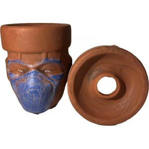 Nargile Store Figürlü Sub Zero Toprak Lüle - Dişi Lüle