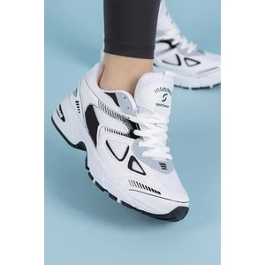 Bette Kadın Beyaz Siyah Spor Ayakkabı