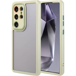 Samsung Galaxy S24 Ultra Uyumlu Kılıf Kamera Korumalı Renkli Kenar ve Çerçeve Tasarımlı Kapak
