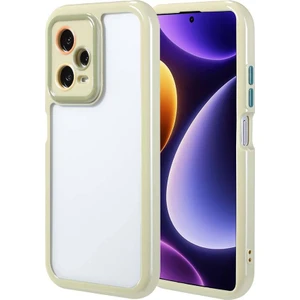 Xiaomi Redmi Note 12 Pro Plus Uyumlu Kılıf Kamera Korumalı Renkli Kenar ve Çerçeve Tasarımlı Kapak