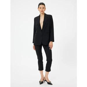 Crop Paça Cigarette Pantolon Regular Fit