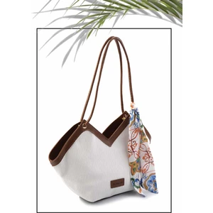 Krem Taba   Kadın Omuz Çantası C06025100009