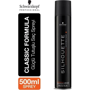 Süper Tutucu Kalıcı Saç Spreyi 500ml | Ultra Güçlü Tutuş, Yapışmaz, Tortu Bırakmaz
