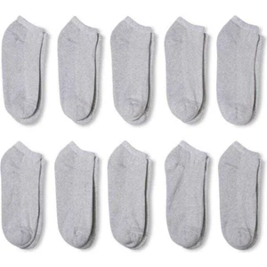 Kadın Patik Koton Gri 10LU