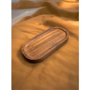 Western Home Yağdanlık Altlık Stant Ahşap Sunum Tahtası- Yağlık Altlığı 1 Adet