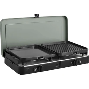 2 Cook 3 Pro Deluxe Portatif 2 Li Gazlı Ocak + Izgara