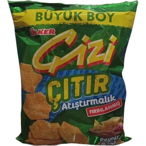 Çizi Çıtır Atıştırmalık Peynir ve Soğanlı Fırınlanmış 80 Gram x 14 Adet