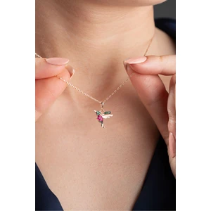 Silvano Jewelry 925 Ayar Gümüş Arı Kuşu Kolye