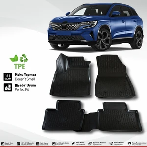 Renault Austral Paspas 2023 Sonrası Uyumlu 3D Havuzlu Paspas