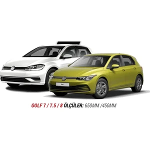 Volkswagen Golf 7-7.5 2012-2020 Silecek Takımı +Cam Sabunu
