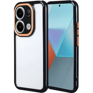 Xiaomi Redmi Note 13 Pro 4g Uyumlu Kılıf Kamera Korumalı Renkli Kenar ve Çerçeve Tasarımlı Kapak