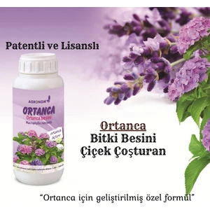 Ortanca Için Özel Formül Bitki Besini, Çiçek Çoşturan, Sıvı Gübre-Yüksek Kalite  (100CC)