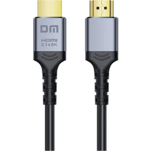 Dm HI002S 8K/60Hz 4K/144Hz HI 2.1 Hdr Görüntü ve Ses Aktarım Kablosu 2 Metre