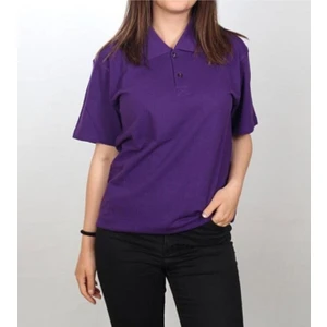 Unısex Çocuk Genç Polo Yaka Kısa Kol Normal Kalıp Düz Basic Okul Lise T-Shırt