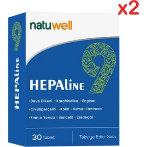 Hepaline 9 Takviye Edici Gıda 30 Tablet - 2 Adet