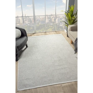 Mariesse Home Naturel Bukleli Yumuşak Dokulu Beyaz Gri Iskandinav Dokuma Halı