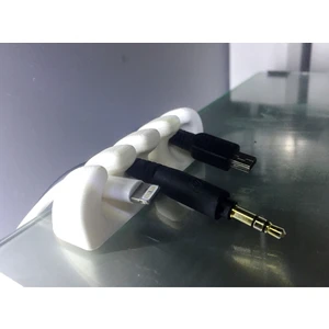 BYD3D Tekno Yapışkanlı Masaüstü Kablo Kanalı, 4 Girişli Kablo Düzenleyici, Kablo Kanalı
