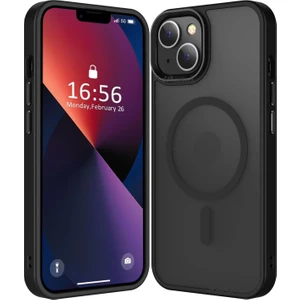 M.tk moveteck Apple iPhone 15 Plus Kılıf Mat Magsafe Şarj Özellikli Darbe Önleyici Hassas Buton Renkli Yumuşak Kenar -Sio