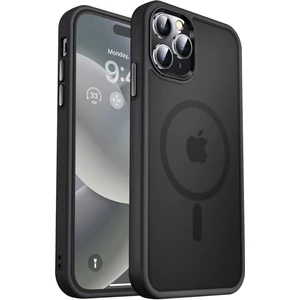 M.tk moveteck Apple iPhone 14 Pro Max Kılıf Mat Magsafe Şarj Özellikli Darbe Önleyici Hassas Buton Renkli Yumuşak Kenar -Sio