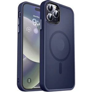 M.tk moveteck Apple iPhone 14 Pro Max Kılıf Mat Magsafe Şarj Özellikli Darbe Önleyici Hassas Buton Renkli Yumuşak Kenar -Sio