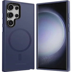 M.tk moveteck Samsung Galaxy S23 Ultra Kılıf Mat Magsafe Şarj Özellikli Darbe Önleyici Hassas Butonlu Renkli Kenar