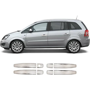 Opel Zafira B Uyumlu 2005-2011 Krom Kapı Kolu 4 Kapı Paslanmaz Çelik