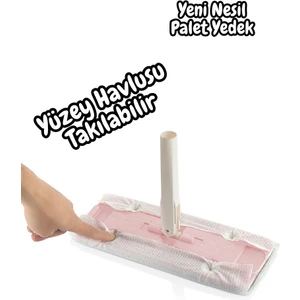 Yeni Nesil Palet (Yüzey Temizlik Havlusu Takılabilir) Vip Ahmet,spin , Zambak Tablet Mop Uyumludur.
