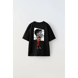 The Champ Clothing Euro 2024'ÜN Genç Yıldızları Arda Güler Baskılı Siyah Çocuk T-Shirt