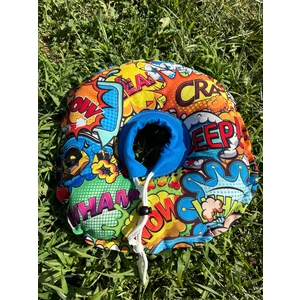 Kedi ve Köpek Boyunluk-Elizabeth Yakalık Operasyon Boyunluk-Kedi Boyun Yastığı(Özel Kumaş) Bang Bang