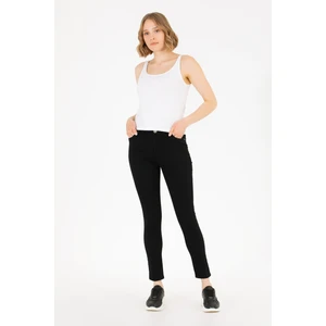 U.s. Polo Assn. Kadın Siyah Pantolon (Kanvas-Chino) 50263208-VR046