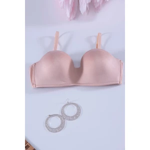 For You Lingerie Bütün Kap Ten Rengi  Straplez Sütyen